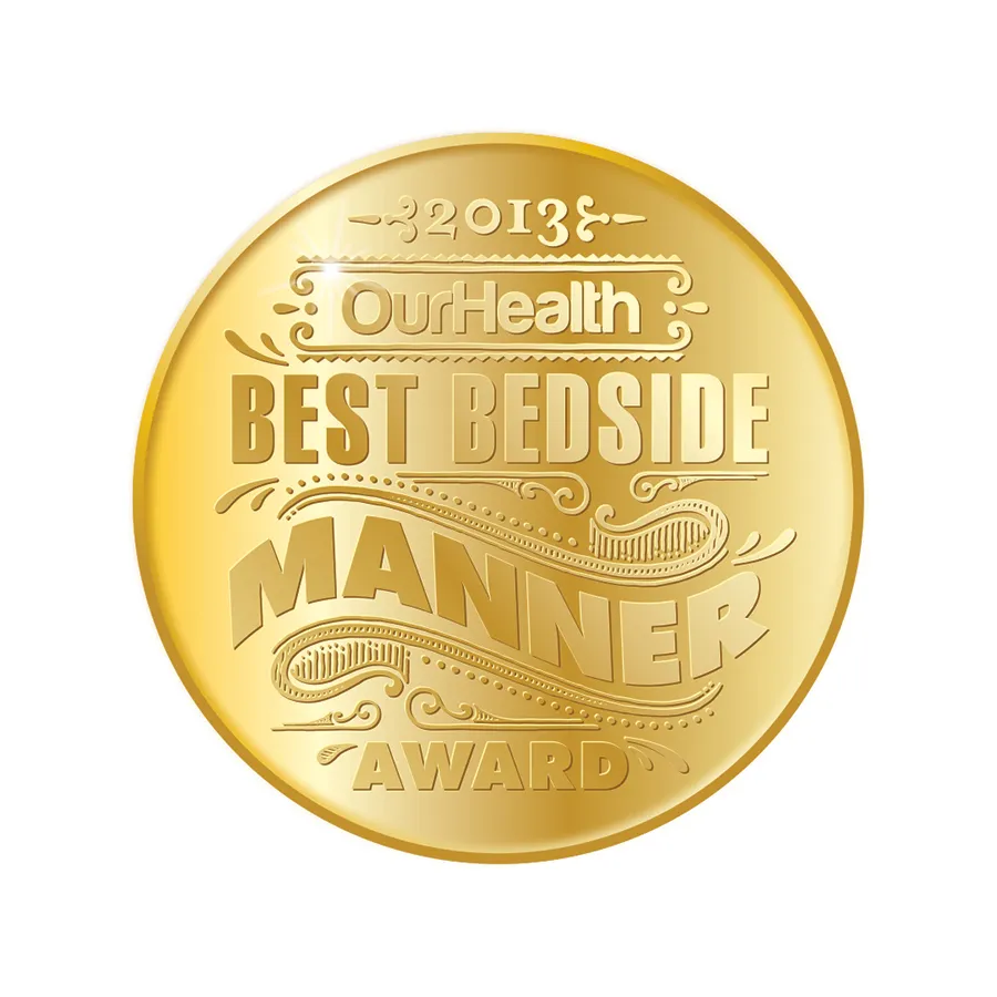 2013 OurHealth Best Bedside Manner Award icon