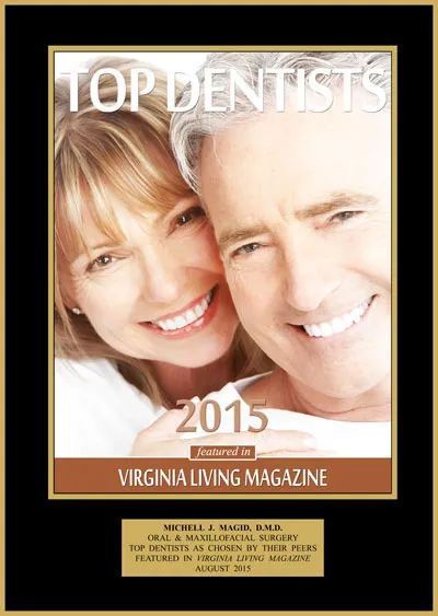 Virginia Living Magazine Top Dentists 2015 award icon