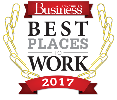 Lynchburg Business Blest Places to Work 2017 award icon