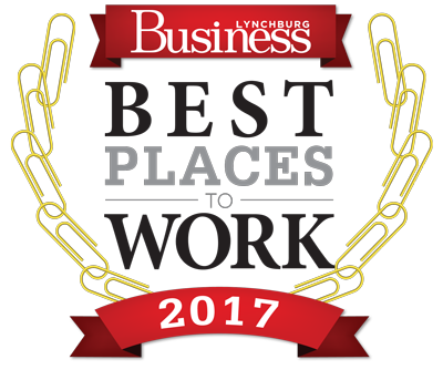 Lynchburg Business Blest Places to Work 2017 award icon