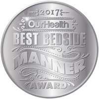 2017 Our Health Best Bedside Manner Award icon